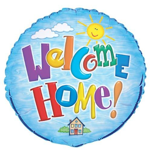 Colourful Welcome Home 45.7cm (18”) Foil Balloon